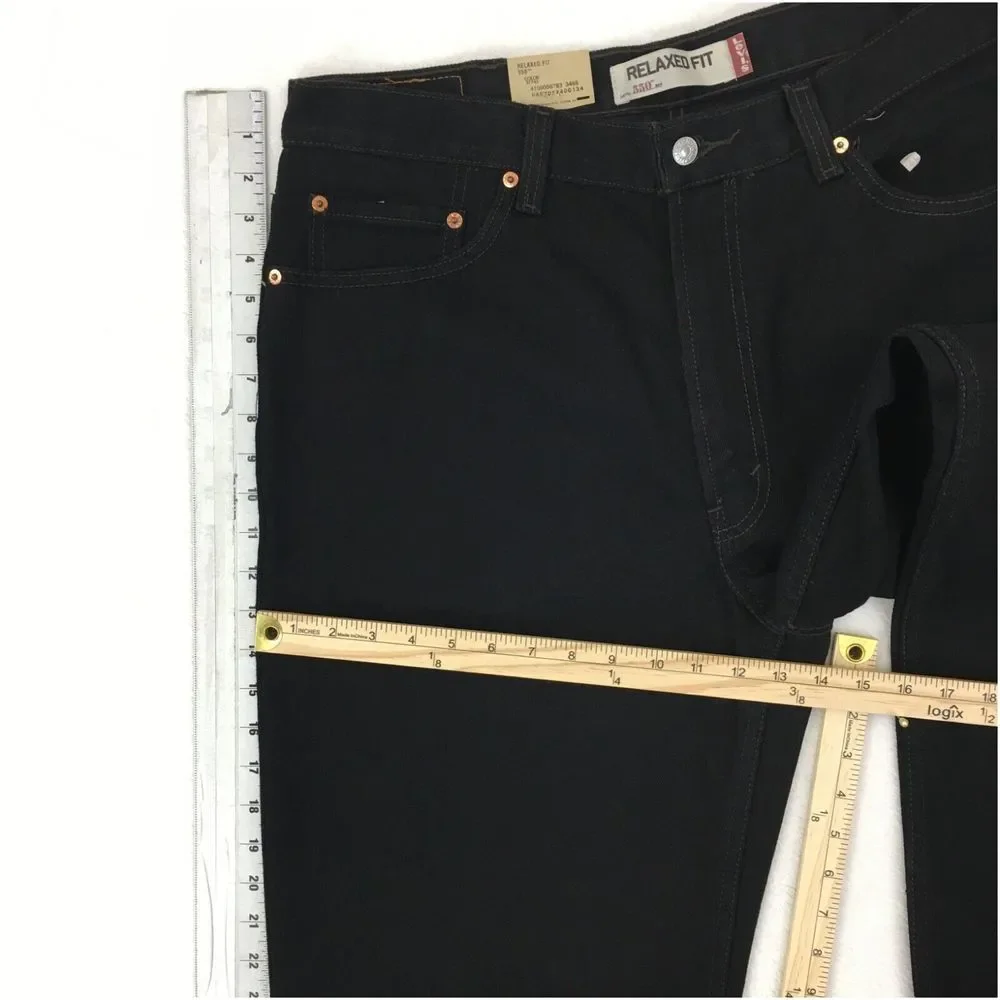 NEW! 2008 Levis 550 Jeans Mens Size 38x30 Relaxed Fit Tapered Leg Baggy Wide Y2K